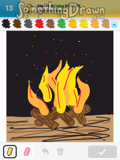 SomethingDrawn.com - BONFIRE drawn by patri on Draw Something