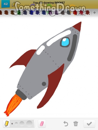 SomethingDrawn.com - ROCKET drawn by asfisha on Draw Something