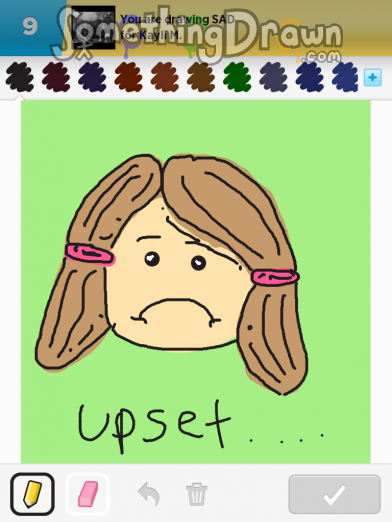 SomethingDrawn.com - SAD drawn by LuckyLollipops on Draw Something