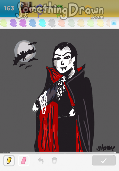 SomethingDrawn.com - CLOAK drawn by ShonnaArtist on Draw Something