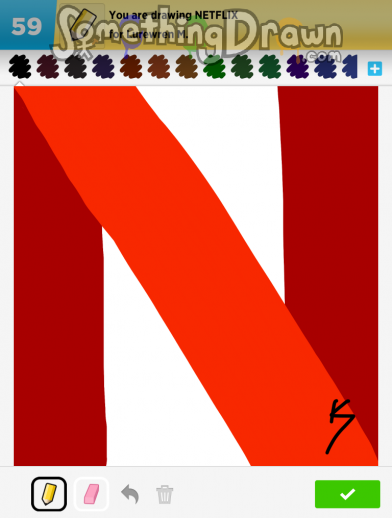 HOW TO DRAW THE NETFLIX LOGO 