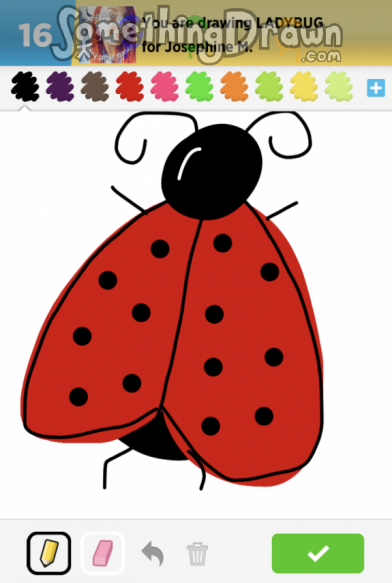 SomethingDrawn.com - LADYBUG drawn by Nicole Dolan on Draw Something