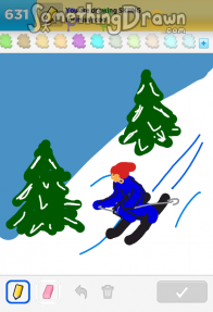 skiing