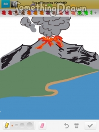 SomethingDrawn.com - Draw Something drawings of VOLCANO on Draw Something