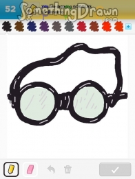 SomethingDrawn Draw Something drawings of GOGGLES on Draw