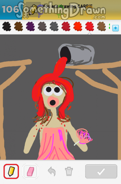 SomethingDrawn.com - CARRIE drawn by Sarah L on Draw Something