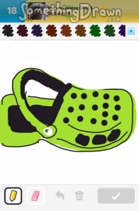 SomethingDrawn.com - Draw Something drawings of CROCS on Draw Something