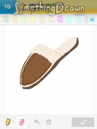 SomethingDrawn.com - Draw Something drawings of SLIPPER on Draw Something